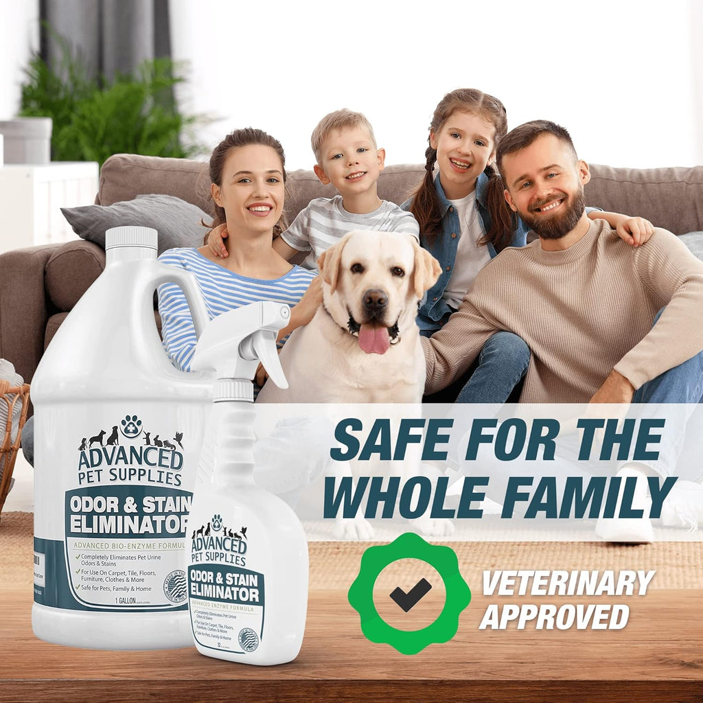 Bio-Enzyme Odor Eliminator Combo Pack - Safe and Effective Pet Urine Remover for Carpets